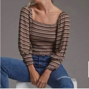 Anthropologie EUC size small stretch shirt.